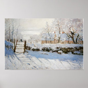 Magpie (1868-1869)   Claude Monet Poster