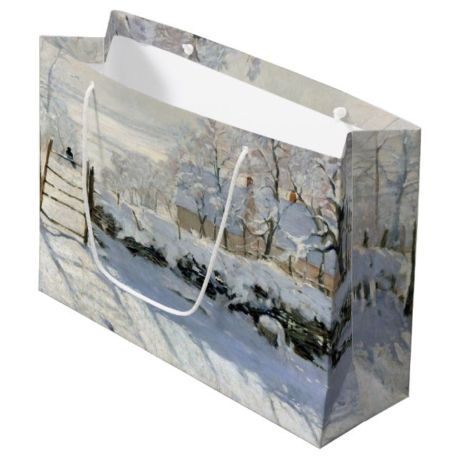 Magpie, Monet Grand Sac Cadeau (Devant Angle)