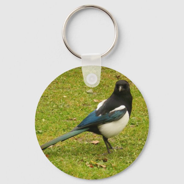 Magpie Schlüsselanhänger (Vorderseite)
