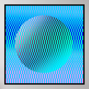 Magrathea OP-Kunst Plakat