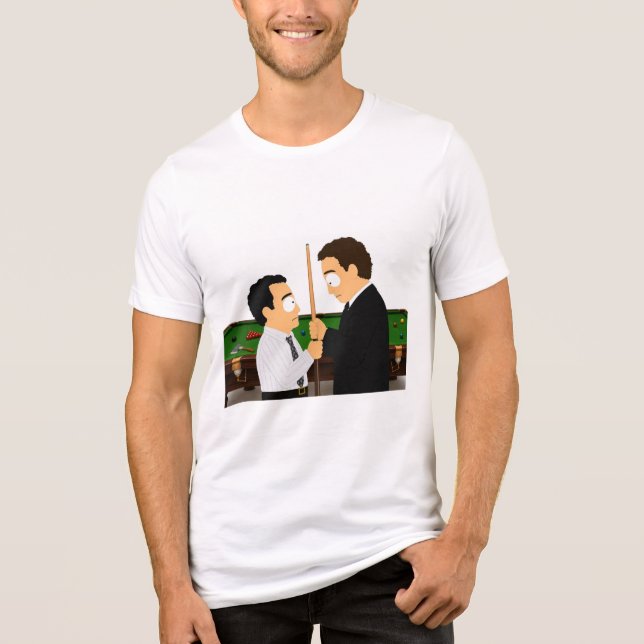 "Magst du Fisch?" Tri-Blend Shirt (Vorderseite)