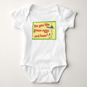 Magst du grüne Eier mit Schinken? Baby Strampler