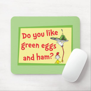 Magst du grüne Eier mit Schinken? Mousepad