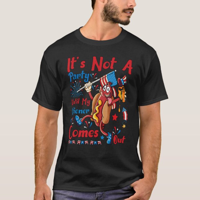Mägt es nicht ein Party, bis meine Dackel 4. T-Shirt (Vorderseite)