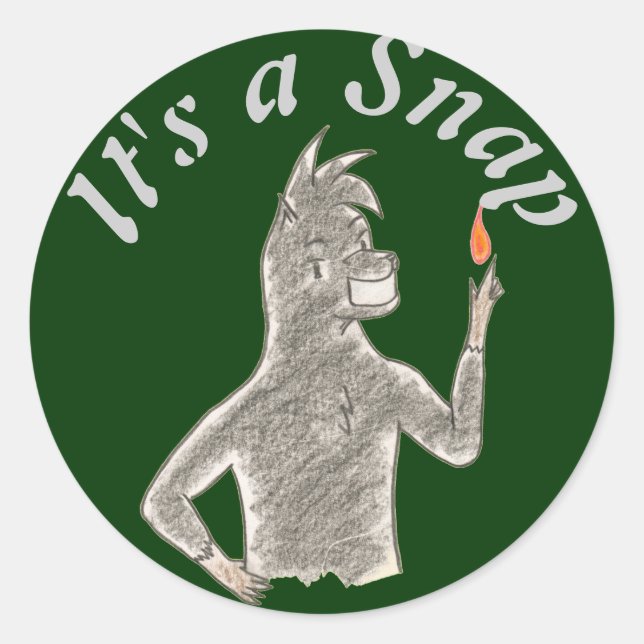 Magus Runder Aufkleber (Vorderseite)