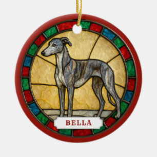 Magyar Agar Ungarischer Windhund Keramik-Ornament Keramik Ornament