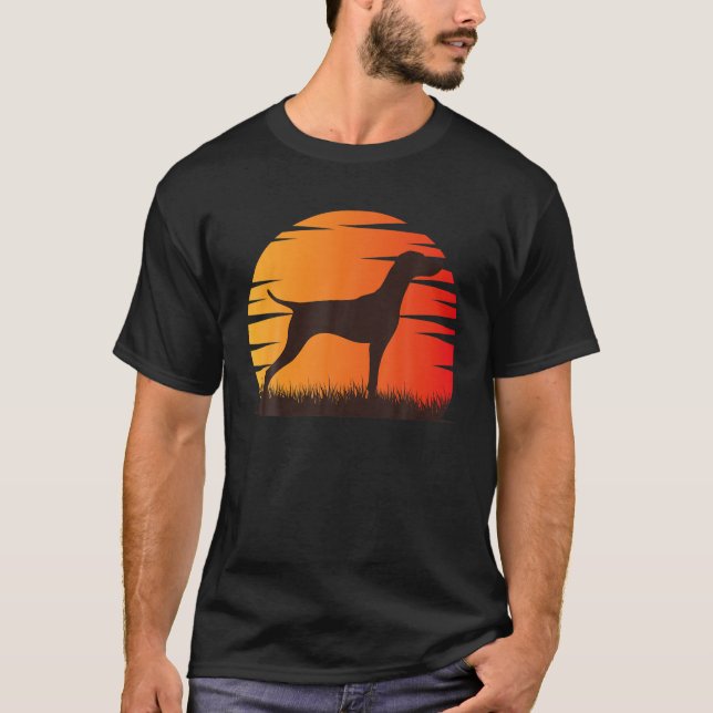 Magyar Vizsla Hund Lover Man T-Shirt (Vorderseite)