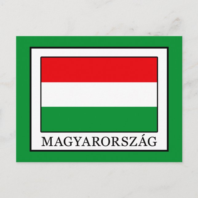 Magyarorszag Postkarte (Vorderseite)