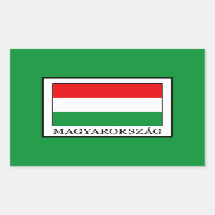 Magyarorszag Rechteckiger Aufkleber
