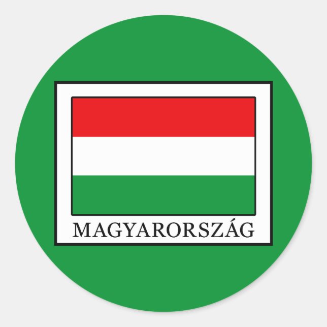 Magyarorszag Runder Aufkleber (Vorderseite)