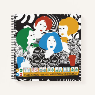 Mah Jong Friends Notebook Notizbuch