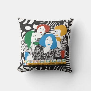 Mah Jong Friends Pillow Kissen