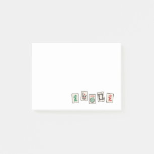 Mah Jong Post-It 3 x 4 Inch Klebezettel