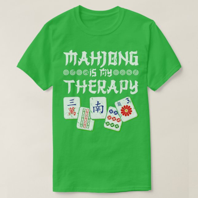 Mah Jong Therapy Mahjong T-Shirt (Design vorne)