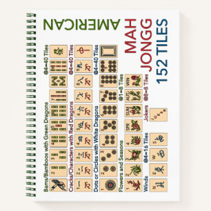 Mah Jongg American Tiles Notizbuch