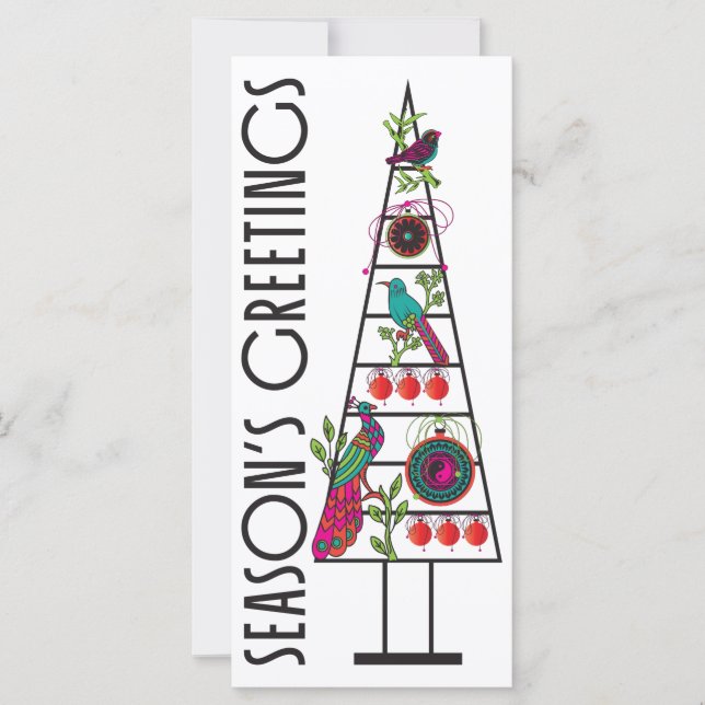 Mah Jongg Baum Flat Card (Vorderseite)
