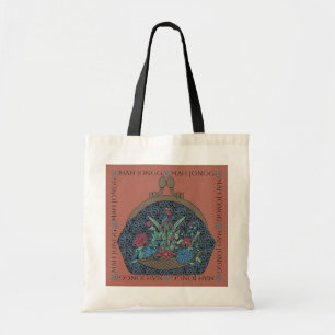 Mah Jongg Blume Purse Tasche