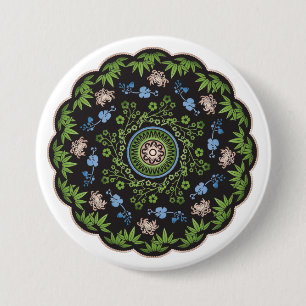 Mah Jongg-Blume/Schaltfläche "Ein Punkt" Button