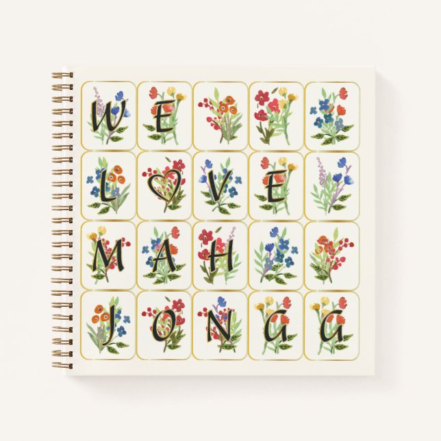 Mah Jongg Carnet d'amour (Devant)
