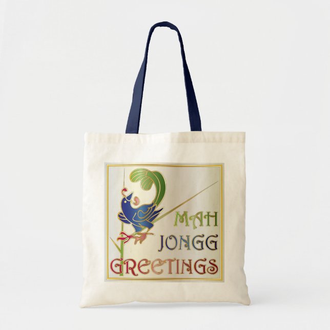 Mah Jongg Christmas One Bam Tasche (Vorne)