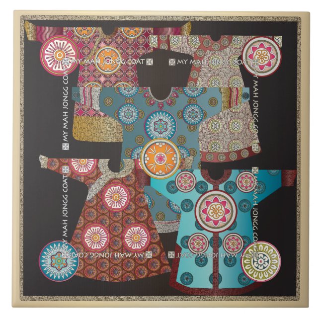 Mah Jongg Coat Fliese (Vorderseite)