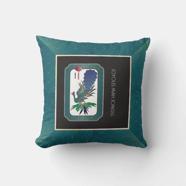 Mah Jongg Coussin de vacances (Recto)