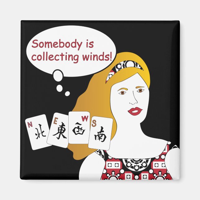 Mah Jongg Dit : Aimant Vents (Devant)