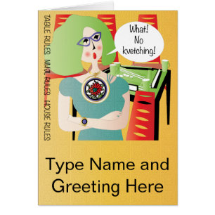 Mah Jongg Dit Kvetching