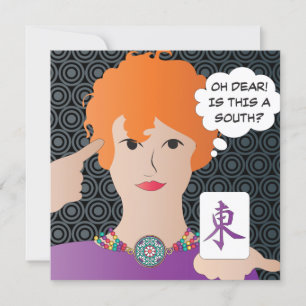 Mah Jongg Dit Vents Carte Plat