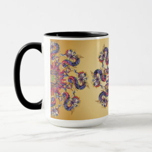 Mah Jongg Dragon Year Tasse