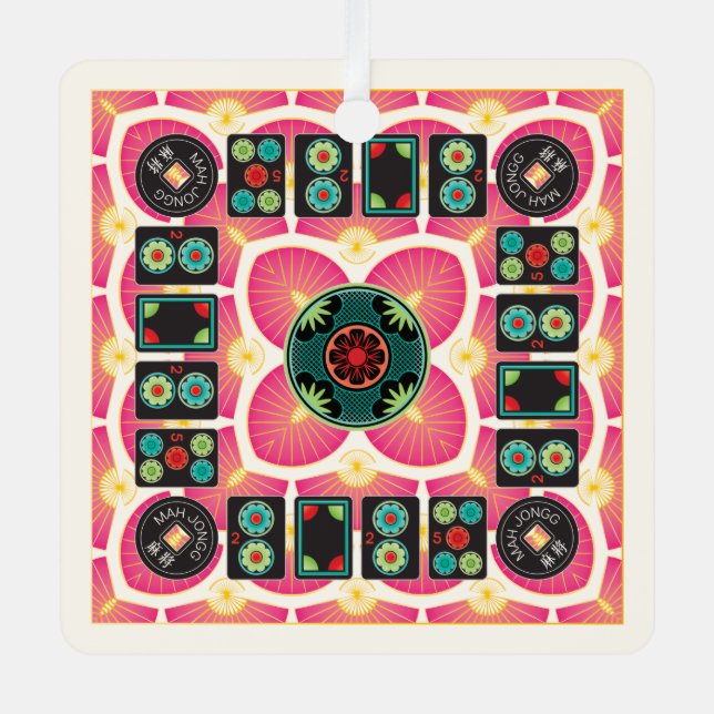 Mah Jongg Fan 2025 Ornament (Vorderseite)