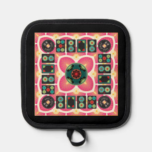 Mah Jongg Fan 2025 Pot Holder Topflappen