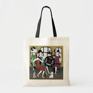 Mah Jongg Flappers Dog Bag Tragetasche