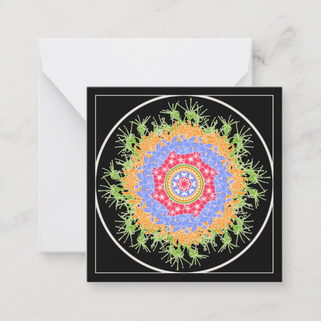 Mah Jongg Fleurs Petite carte (Devant)