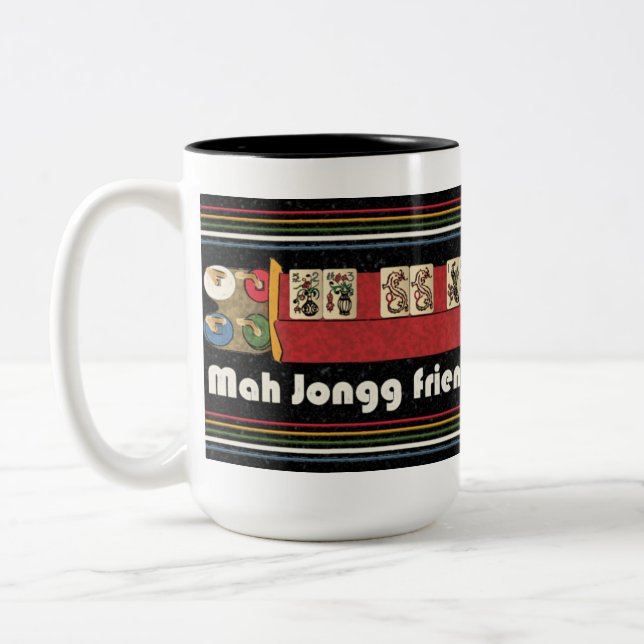 Mah Jongg Friends Mug (Gauche)