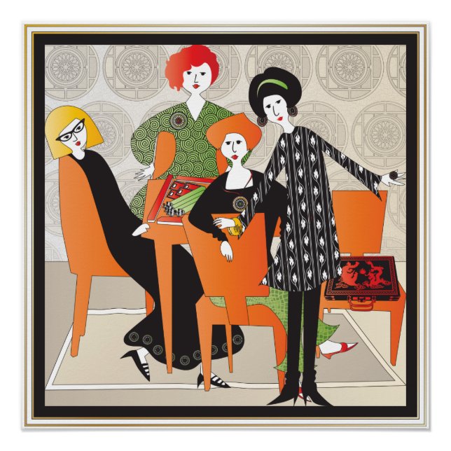 Mah Jongg Game Poster (Vorderseite)