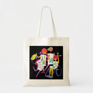 Mah Jongg Happy Dance Black Sac