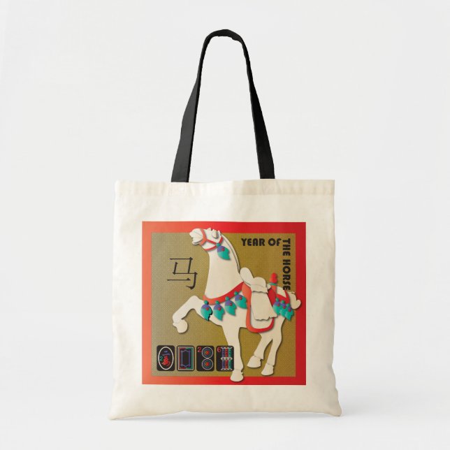 Mah Jongg Horse Tasche (Vorne)