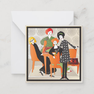 Mah Jongg Jeu petite carte plate