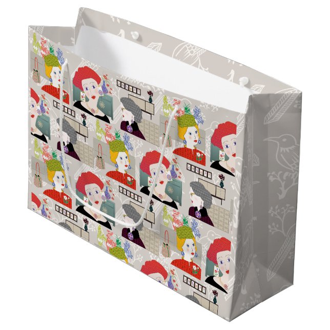Mah Jongg Lady 03 Sac cadeau (Devant Angle)
