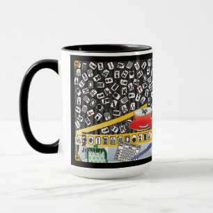 Mah Jongg Limerick Mahj Mug