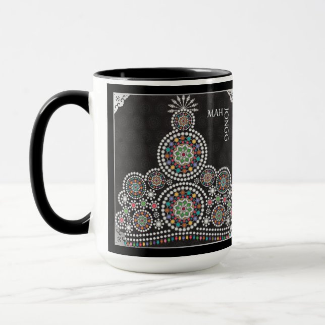 Mah Jongg Limerick Taj Mug (Gauche)