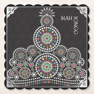 Mah Jongg Limerick Taj Untersetzer