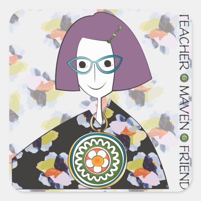 Mah Jongg Maven Stickers (Vorderseite)