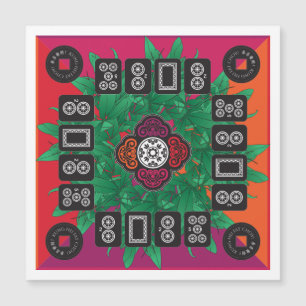 Mah Jongg Money Tree 2025 Flat Magnet