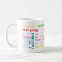 Mah Jongg Mug coloré
