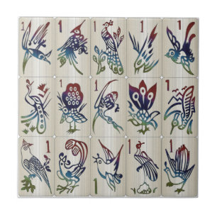 Mah Jongg One Bams Carreaux