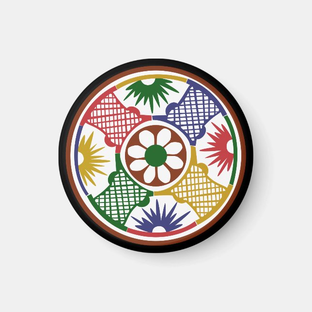 Mah Jongg One Circle Magnet (Vorne)