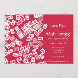 Mah-Jongg-Party Einladung