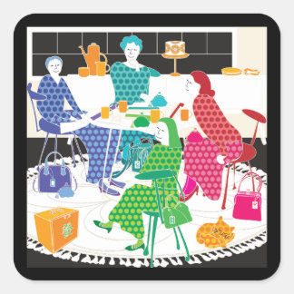 Mah Jongg Polka-Dots Stickers